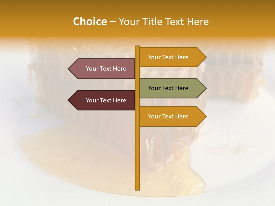 Comb Sugar Liquid PowerPoint Template