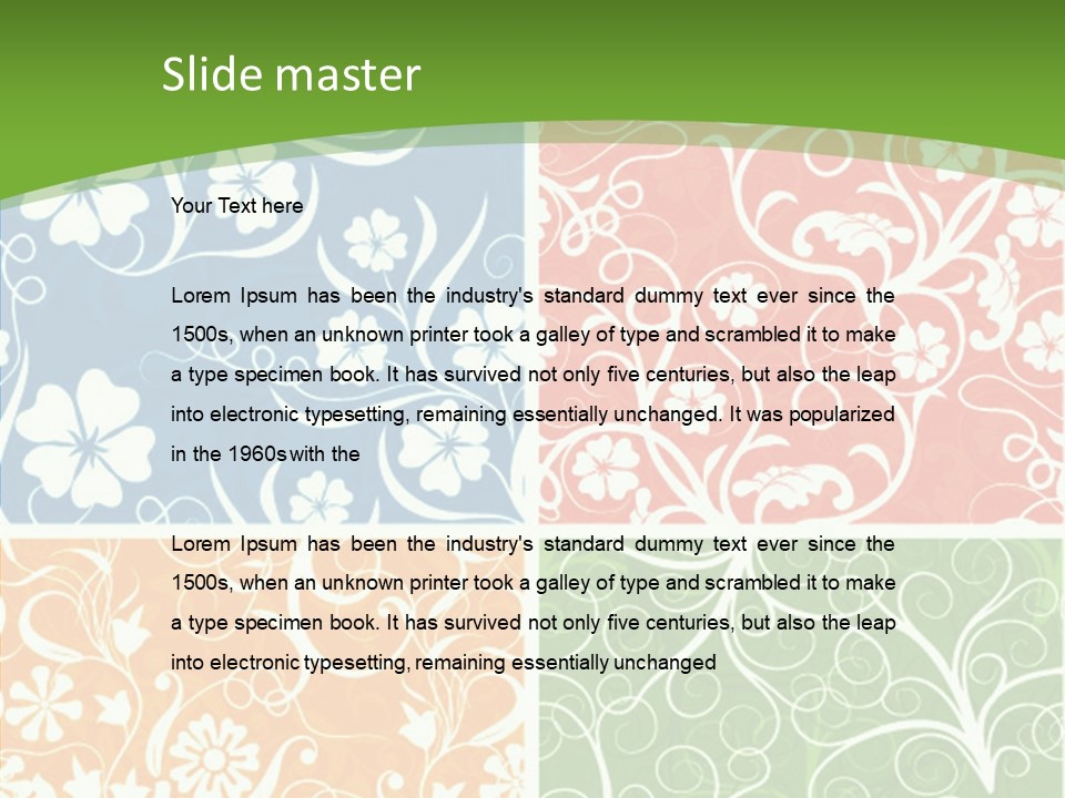 Background Decoration Rectangle PowerPoint Template