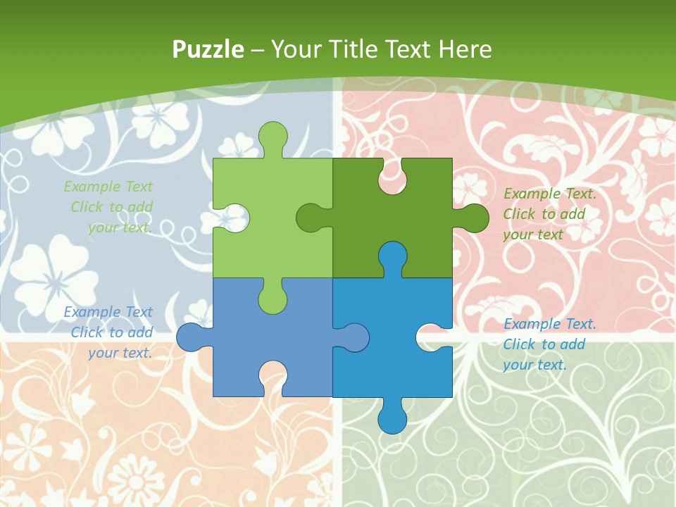 Background Decoration Rectangle PowerPoint Template