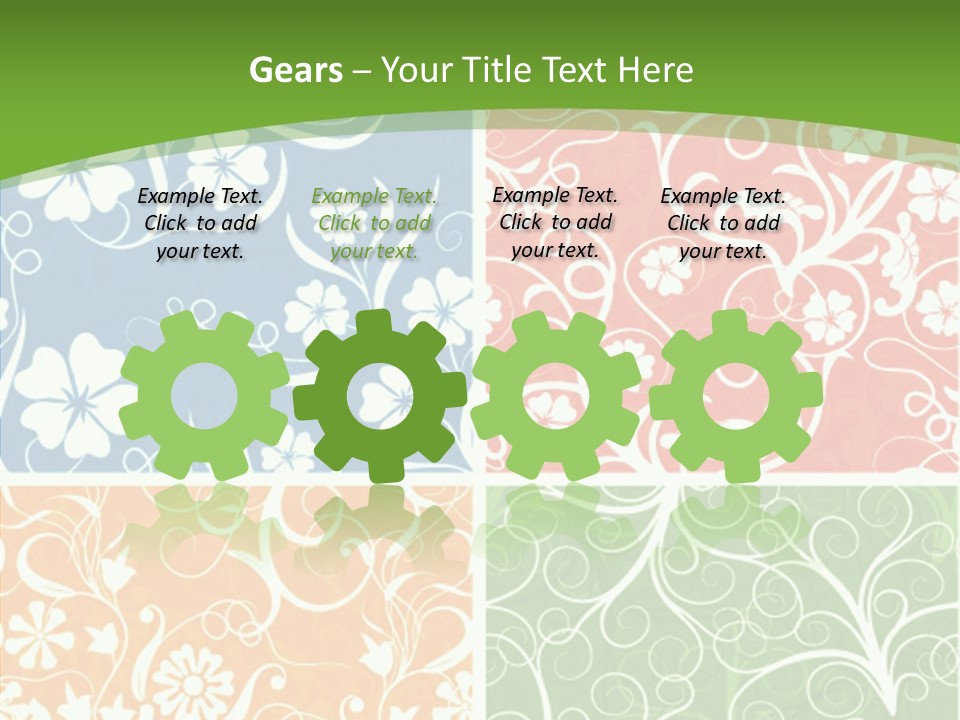 Background Decoration Rectangle PowerPoint Template