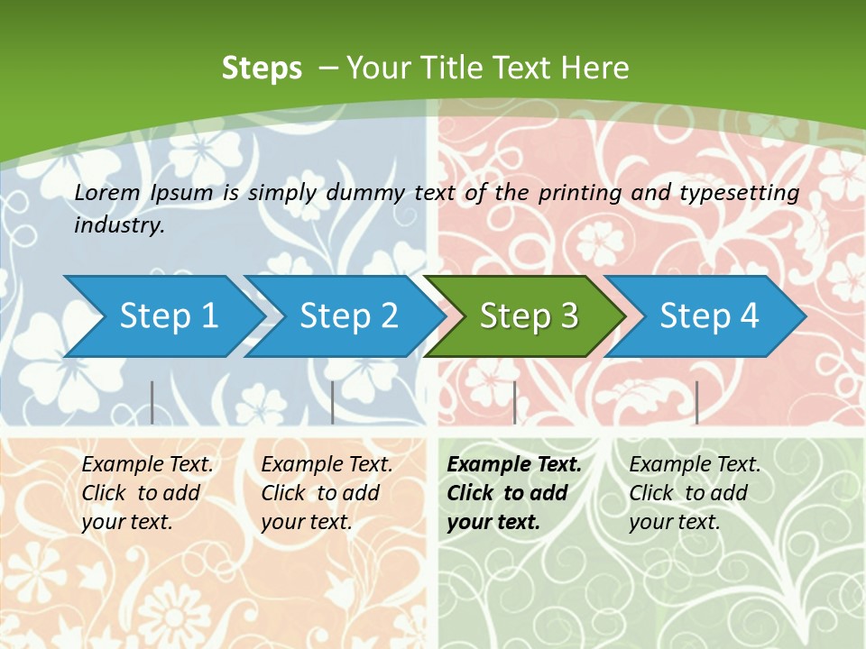 Background Decoration Rectangle PowerPoint Template