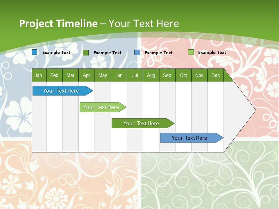 Background Decoration Rectangle PowerPoint Template
