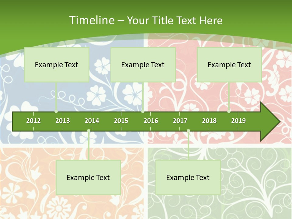 Background Decoration Rectangle PowerPoint Template