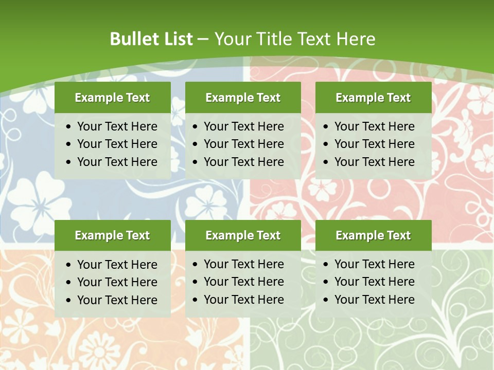 Background Decoration Rectangle PowerPoint Template