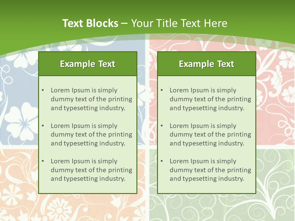 Background Decoration Rectangle PowerPoint Template