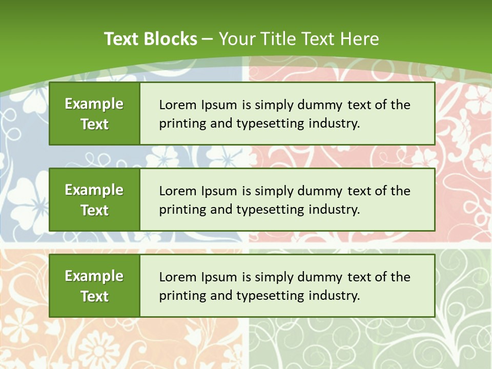 Background Decoration Rectangle PowerPoint Template