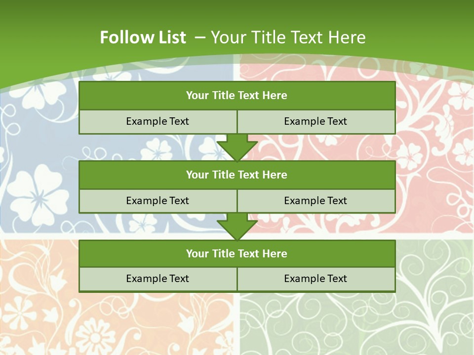 Background Decoration Rectangle PowerPoint Template