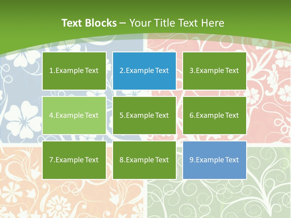 Background Decoration Rectangle PowerPoint Template