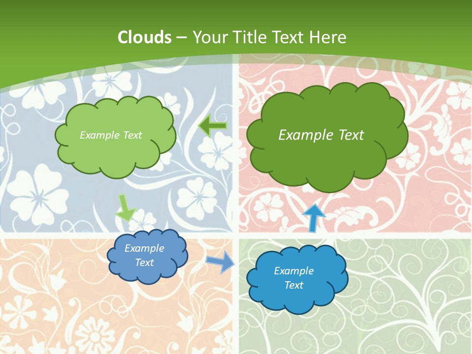 Background Decoration Rectangle PowerPoint Template