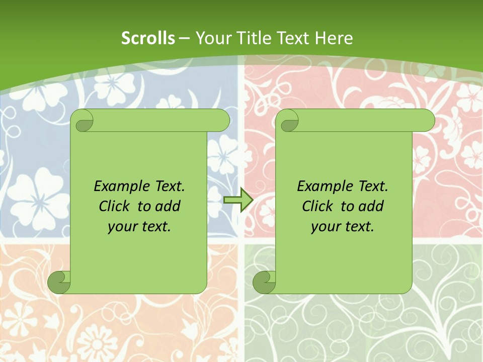 Background Decoration Rectangle PowerPoint Template
