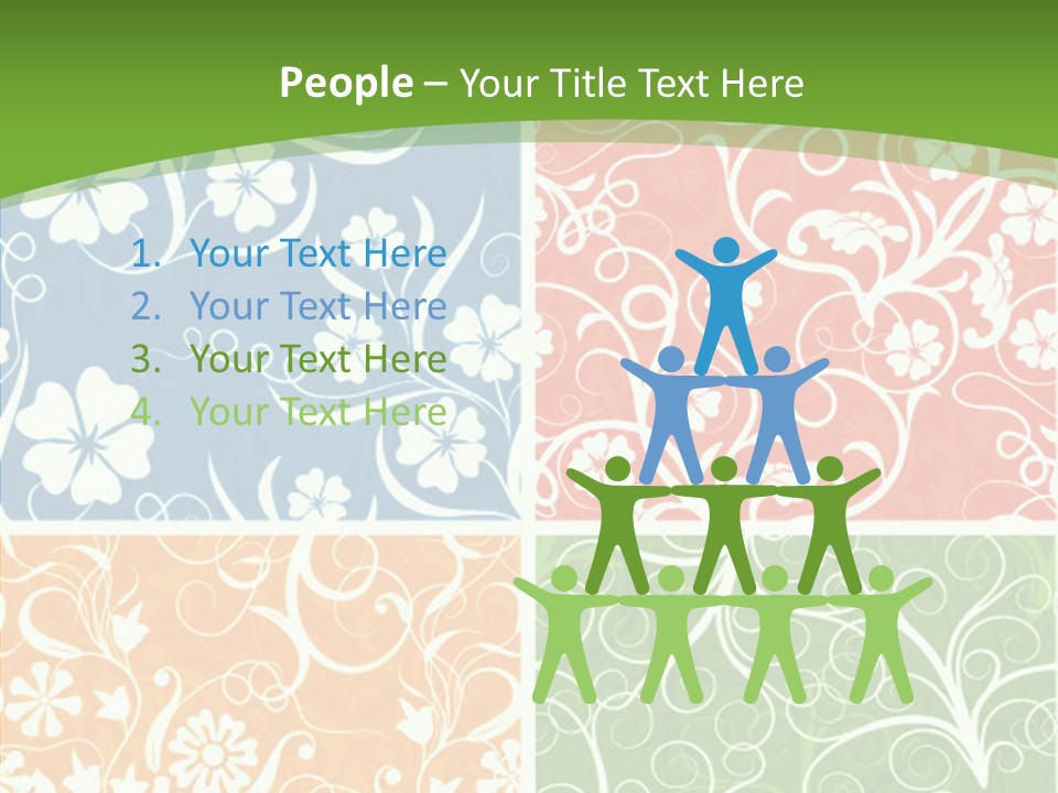 Background Decoration Rectangle PowerPoint Template