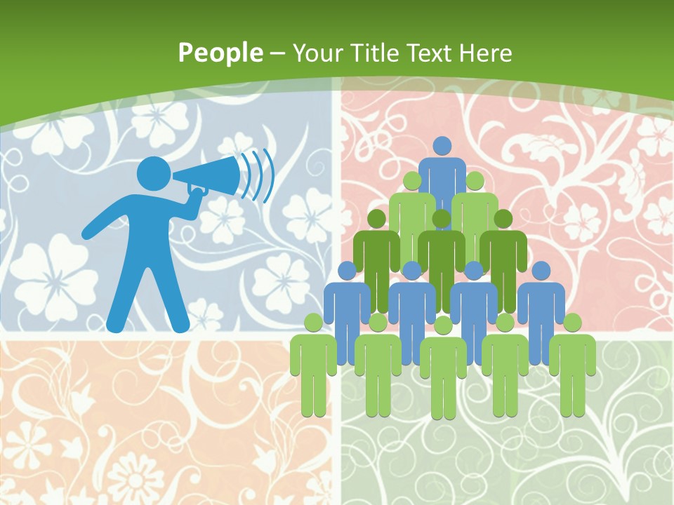 Background Decoration Rectangle PowerPoint Template