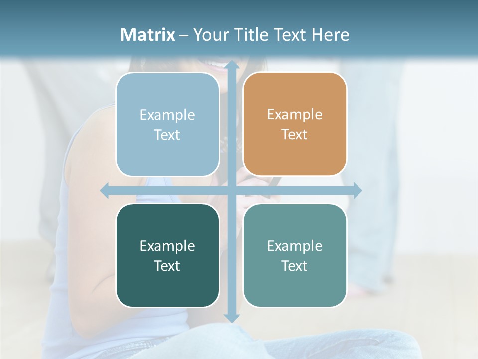 Meeting Character Happy PowerPoint Template