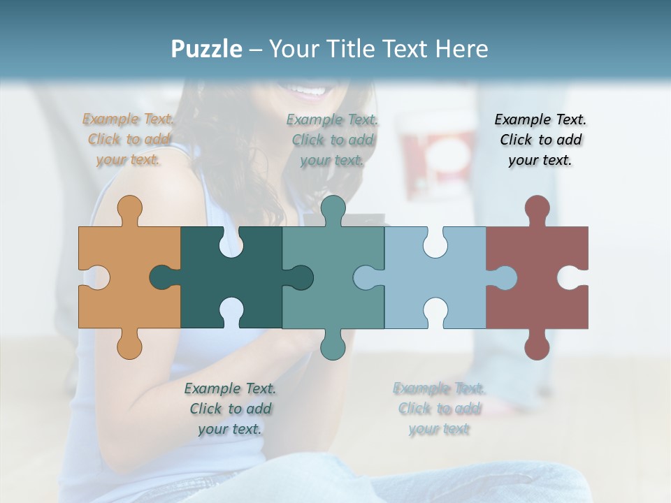 Meeting Character Happy PowerPoint Template