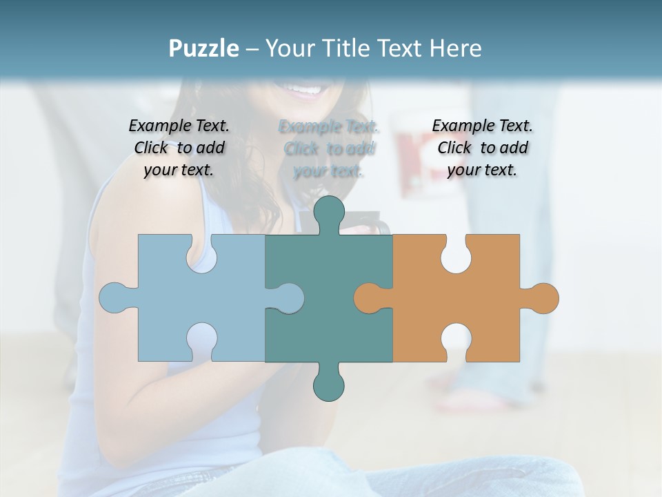 Meeting Character Happy PowerPoint Template