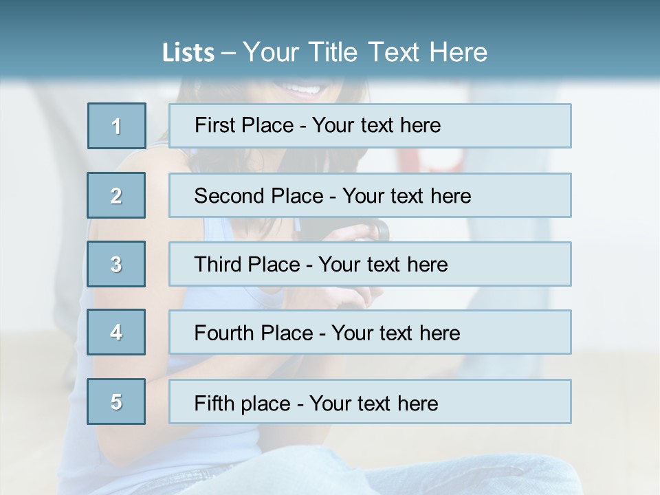 Meeting Character Happy PowerPoint Template