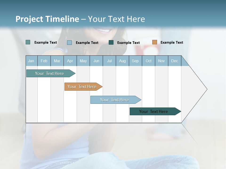 Meeting Character Happy PowerPoint Template