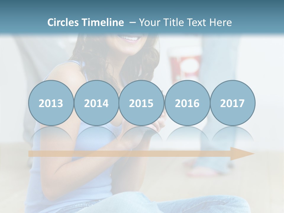 Meeting Character Happy PowerPoint Template