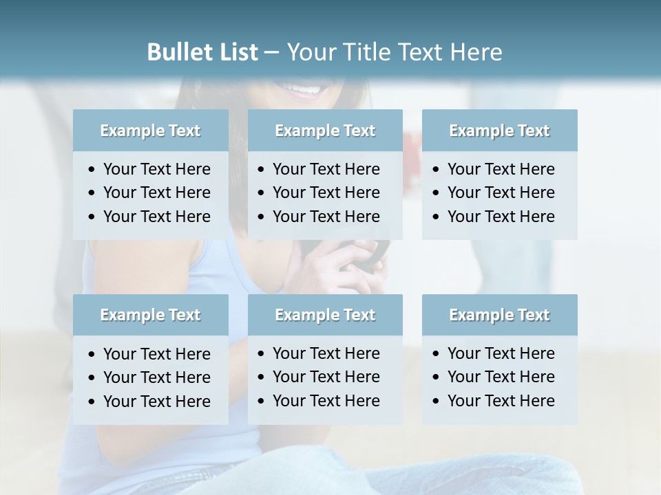 Meeting Character Happy PowerPoint Template