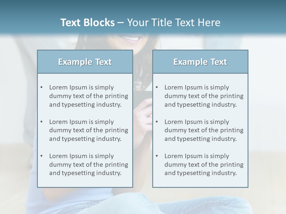 Meeting Character Happy PowerPoint Template