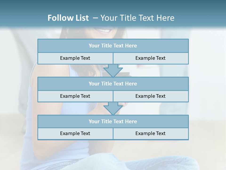 Meeting Character Happy PowerPoint Template