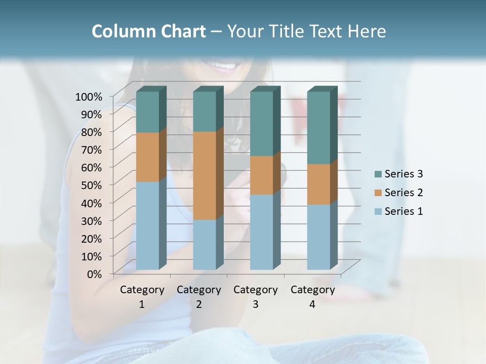 Meeting Character Happy PowerPoint Template