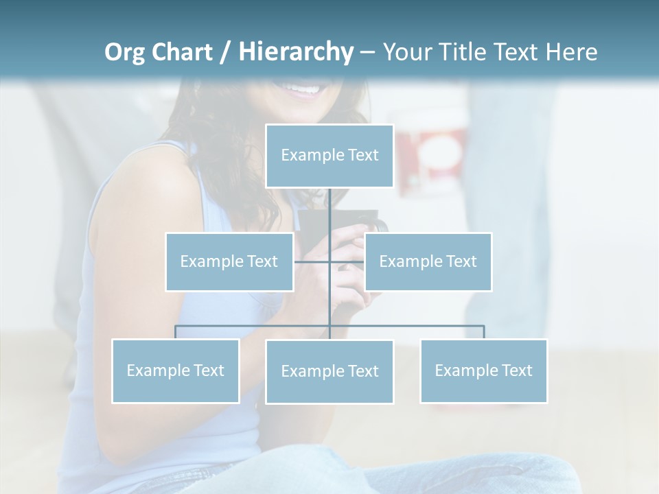 Meeting Character Happy PowerPoint Template