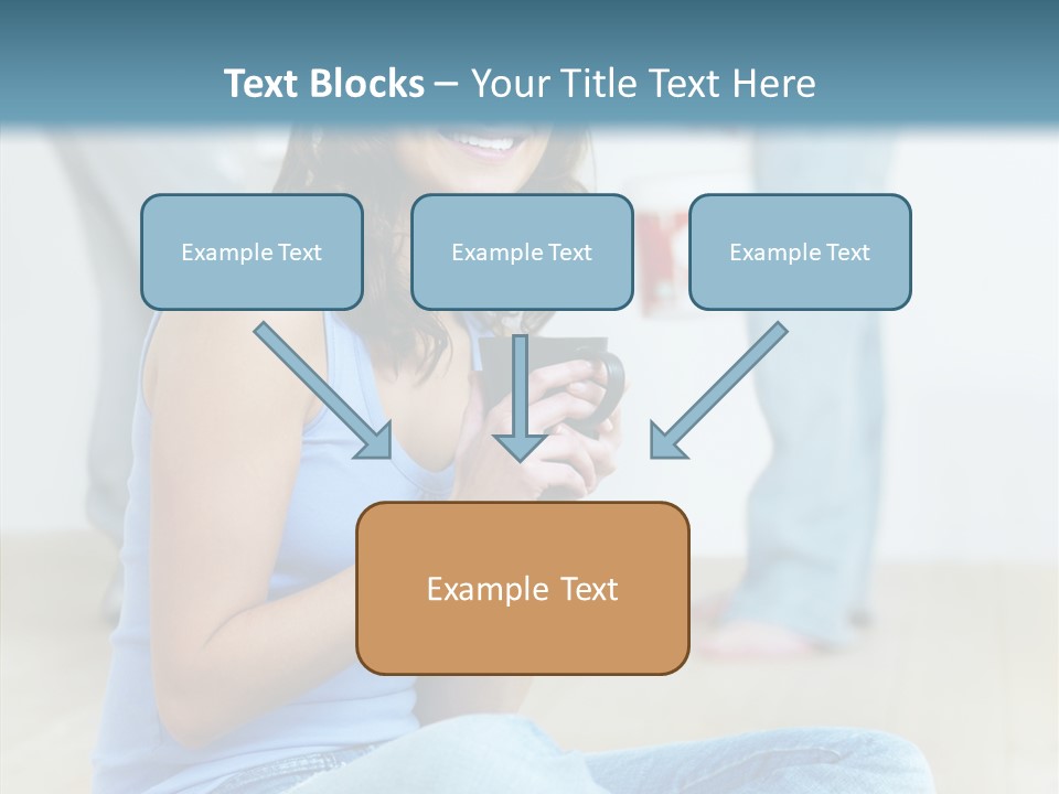 Meeting Character Happy PowerPoint Template