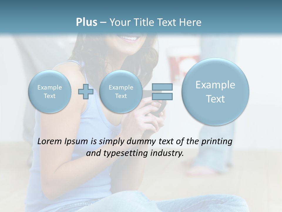 Meeting Character Happy PowerPoint Template