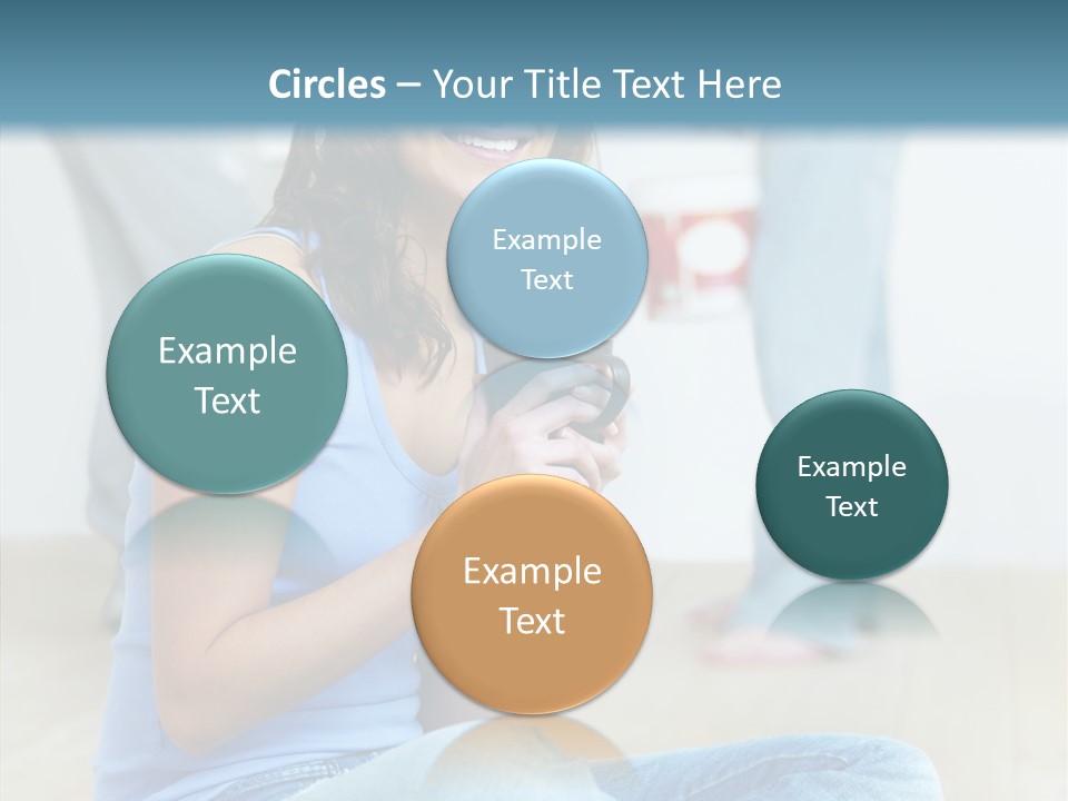 Meeting Character Happy PowerPoint Template