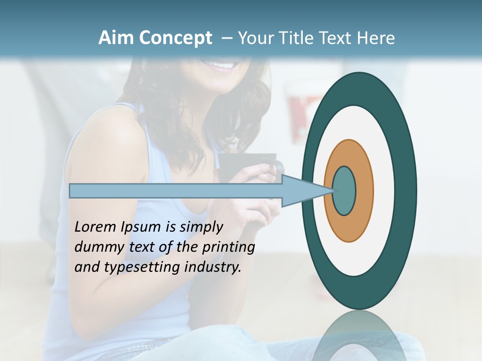 Meeting Character Happy PowerPoint Template