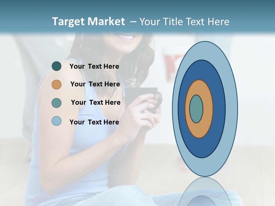 Meeting Character Happy PowerPoint Template