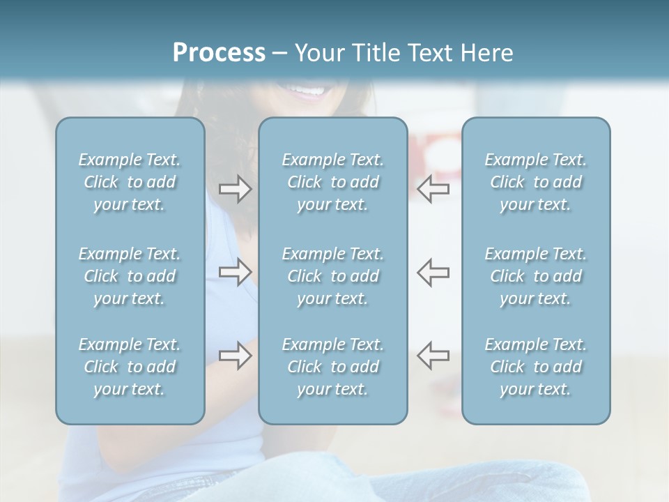 Meeting Character Happy PowerPoint Template