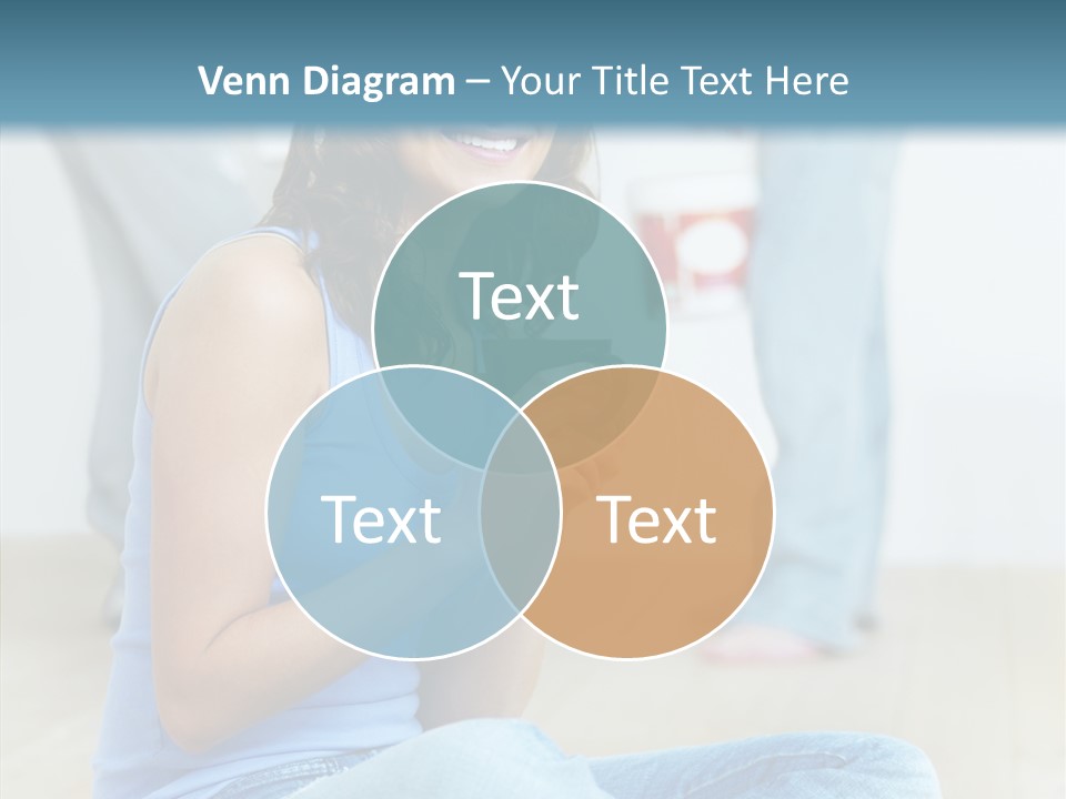 Meeting Character Happy PowerPoint Template