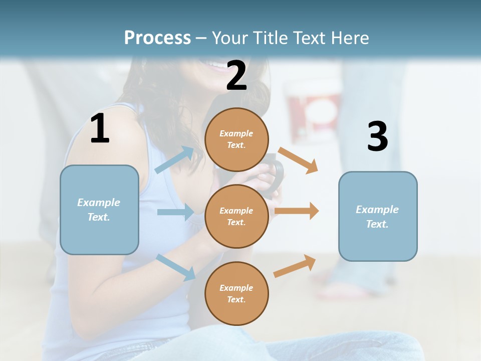 Meeting Character Happy PowerPoint Template