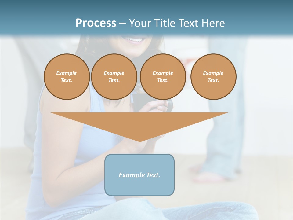 Meeting Character Happy PowerPoint Template