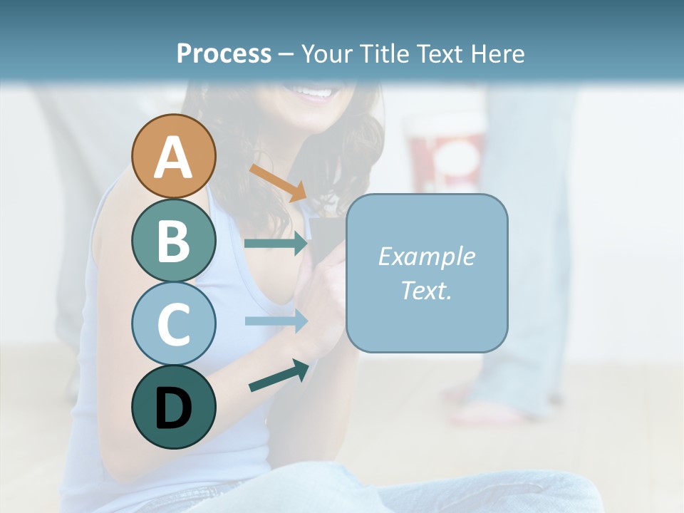 Meeting Character Happy PowerPoint Template