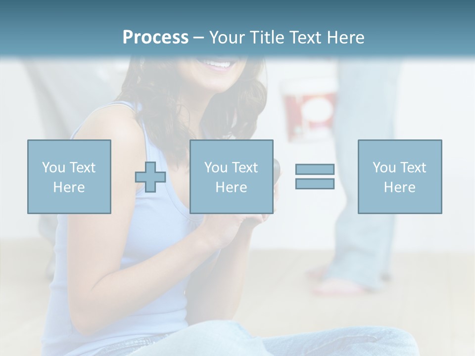Meeting Character Happy PowerPoint Template