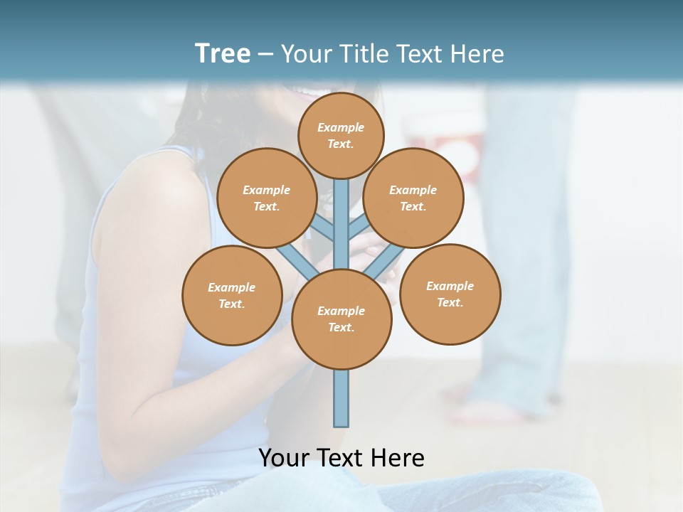 Meeting Character Happy PowerPoint Template