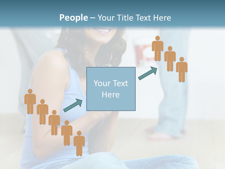 Meeting Character Happy PowerPoint Template