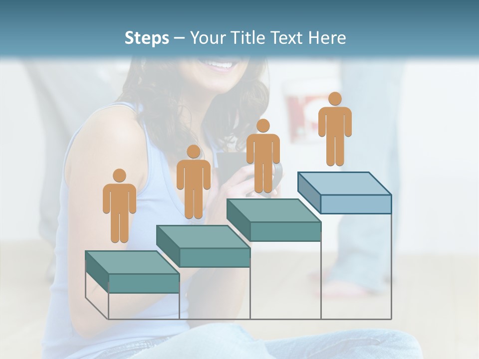 Meeting Character Happy PowerPoint Template