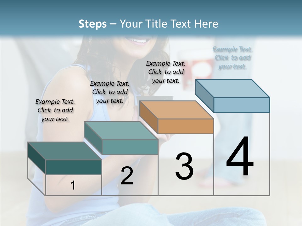 Meeting Character Happy PowerPoint Template