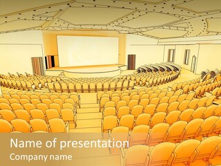 Vector Illustration Rows PowerPoint Template