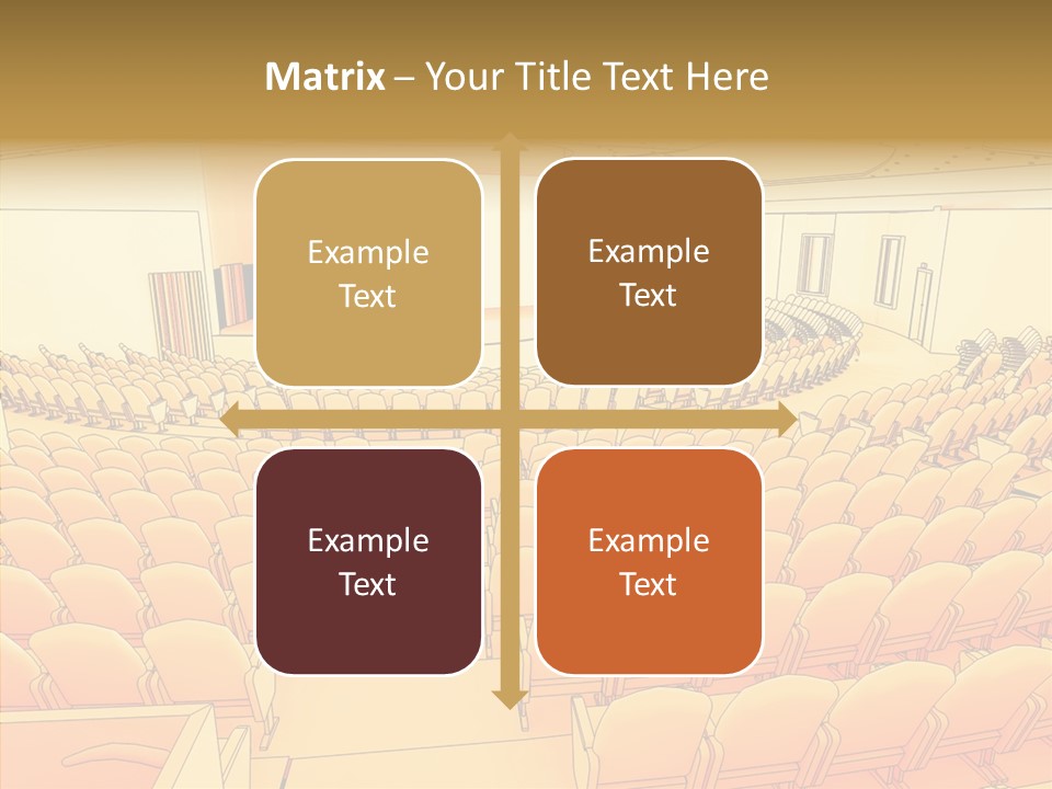Vector Illustration Rows PowerPoint Template