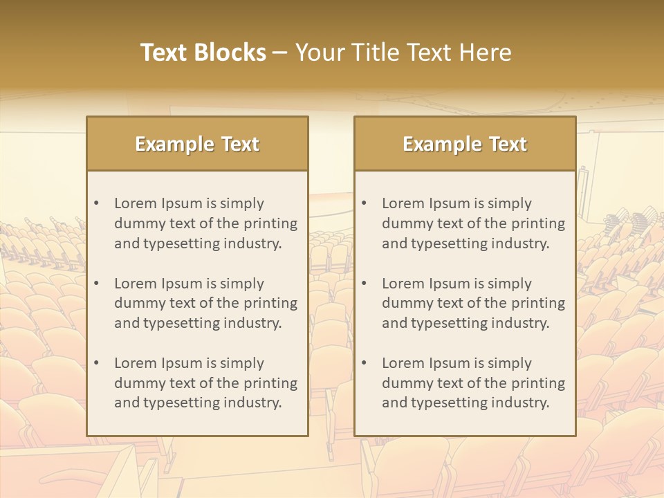 Vector Illustration Rows PowerPoint Template