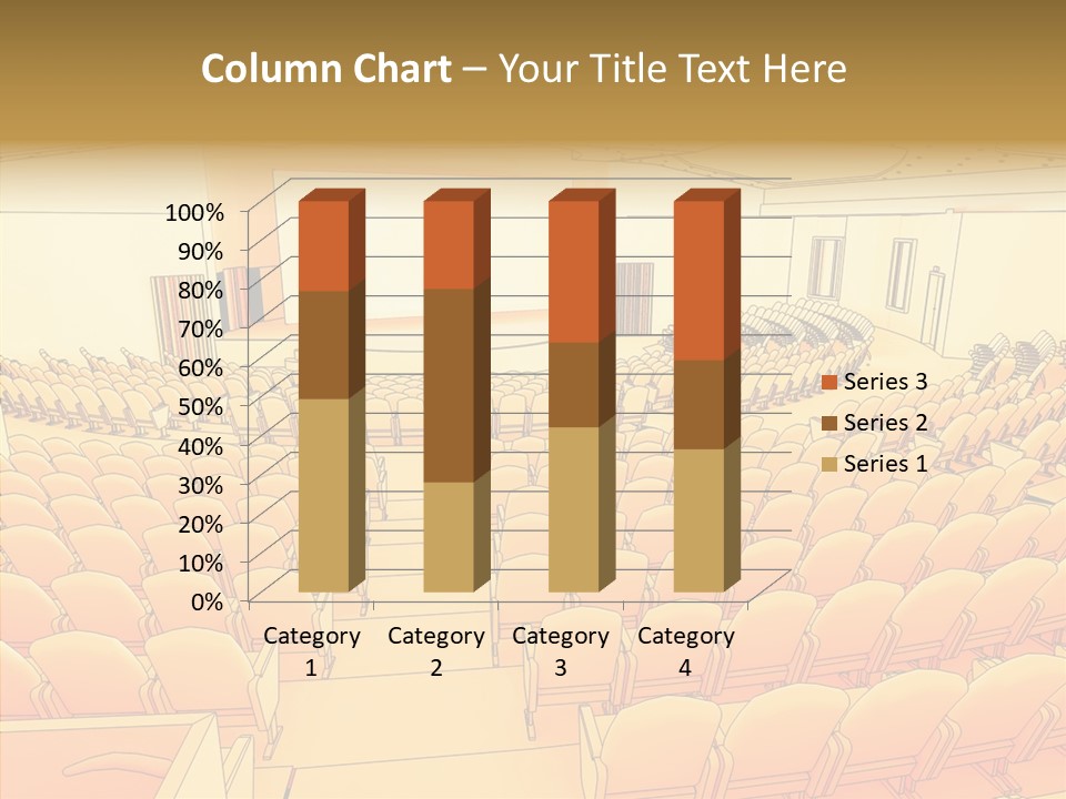 Vector Illustration Rows PowerPoint Template