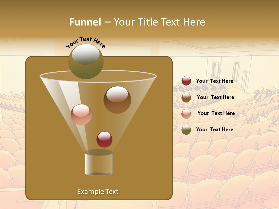 Vector Illustration Rows PowerPoint Template