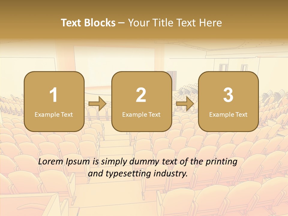 Vector Illustration Rows PowerPoint Template