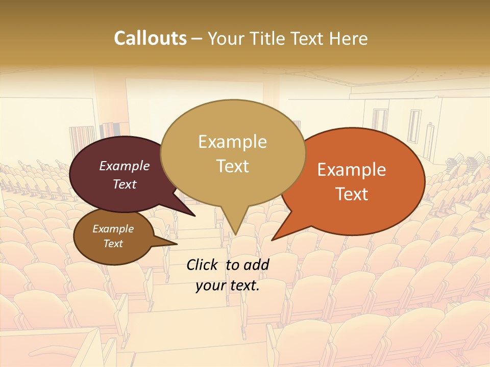 Vector Illustration Rows PowerPoint Template