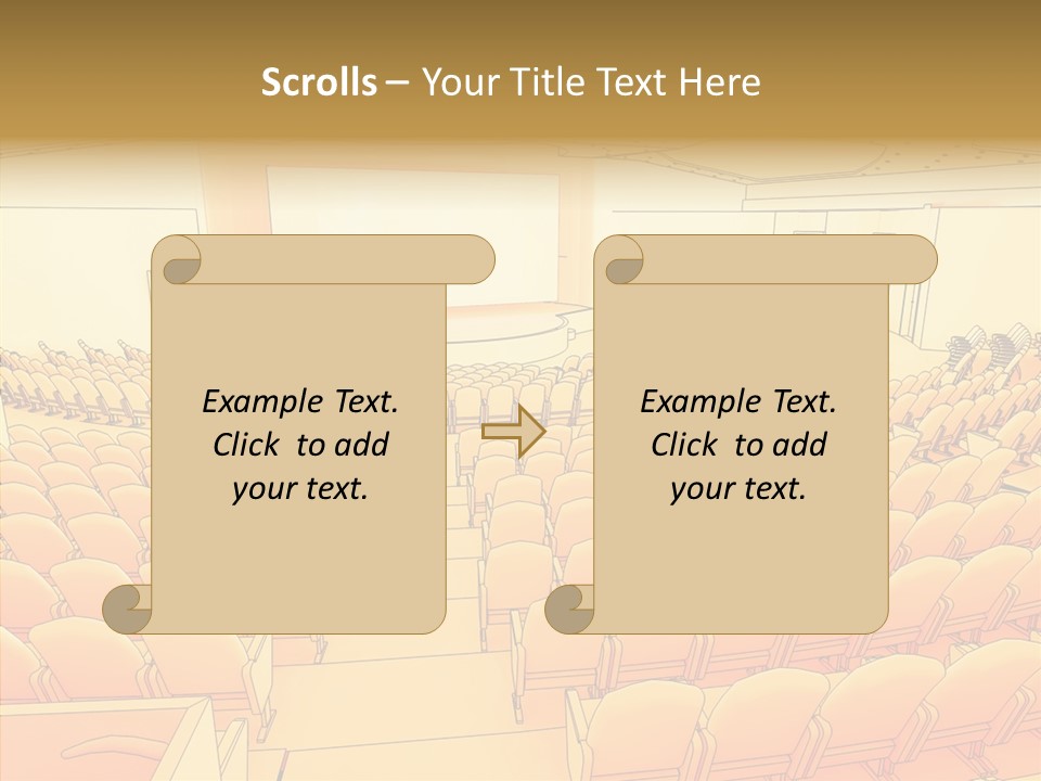 Vector Illustration Rows PowerPoint Template